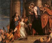  Paolo  Veronese Christ and the Woman with the Issue of Blood oil painting reproduction